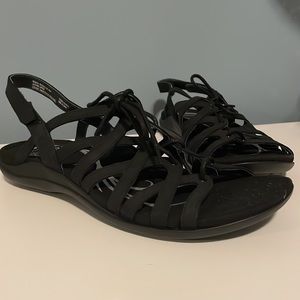 Abeo Biosystem Black Sandals
